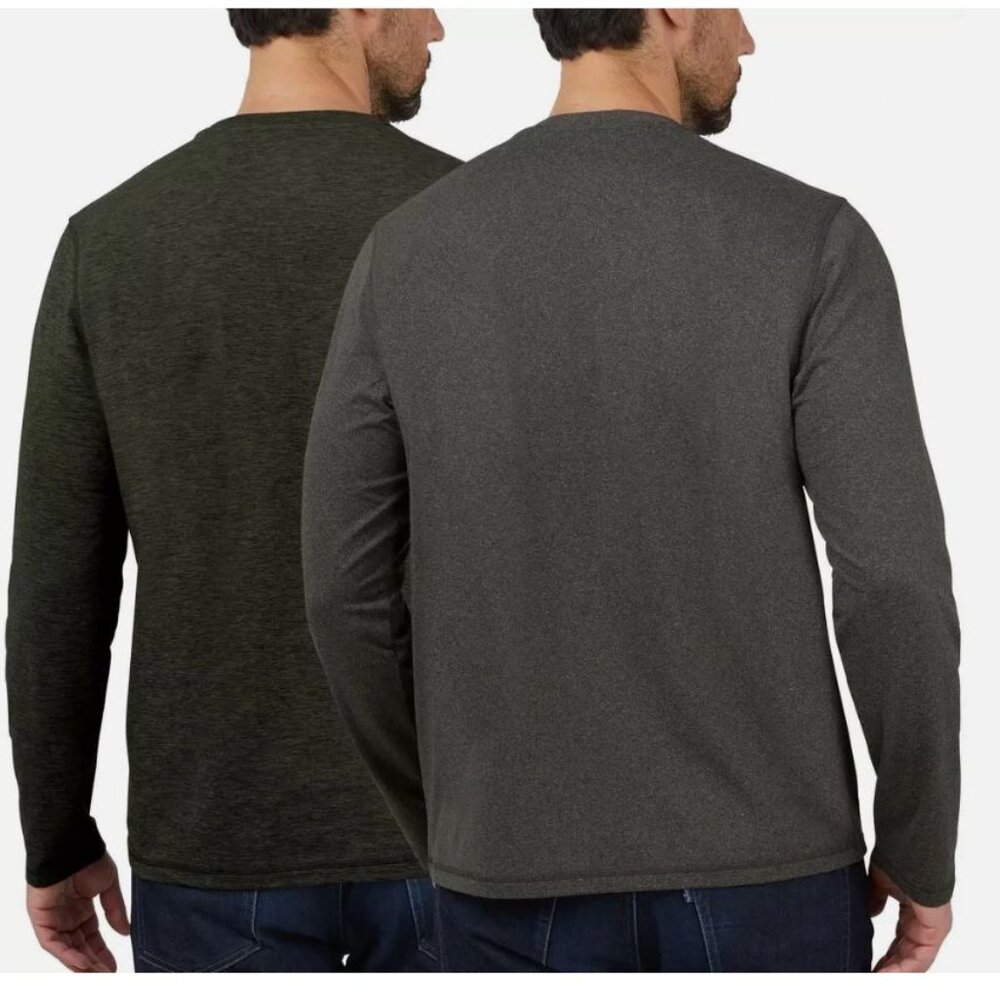 Rugged Elements Men 2-Pack Sueded Long Sleeve Cre… - image 2